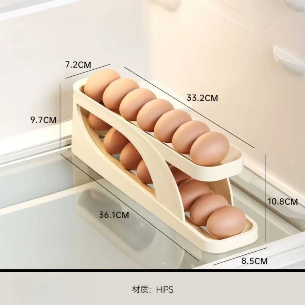 2-Tier Automatic Egg Dispenser & Organizer