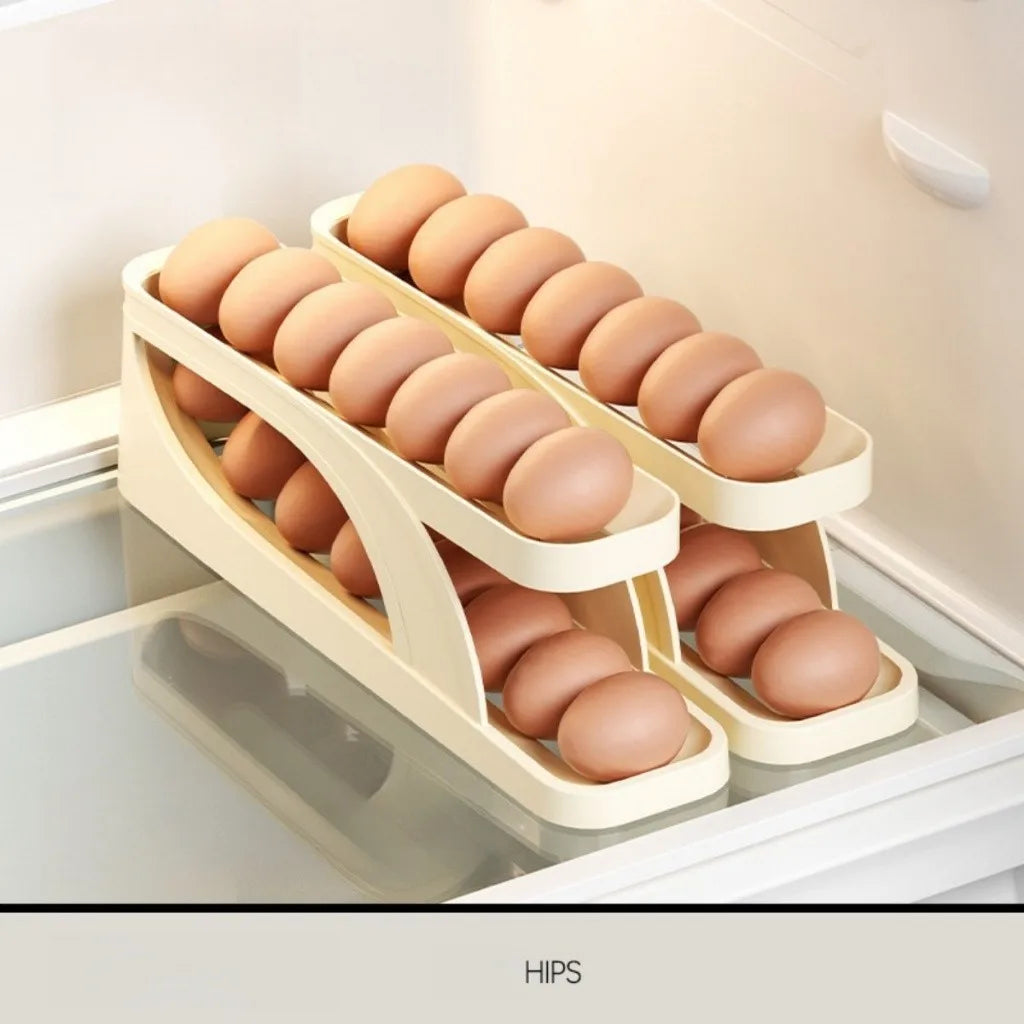 2-Tier Automatic Egg Dispenser & Organizer