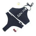 Hollow-Out Brazilian Bikini Set Sexy Women Swimwear