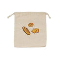Reusable Linen Bread Bag with Drawstring