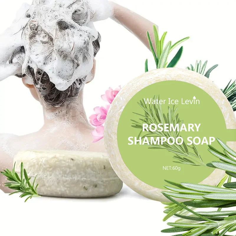 Șampon Solid cu Rozmarin pentru Creșterea Părului | Rosemary Hair Growth Shampoo Bar