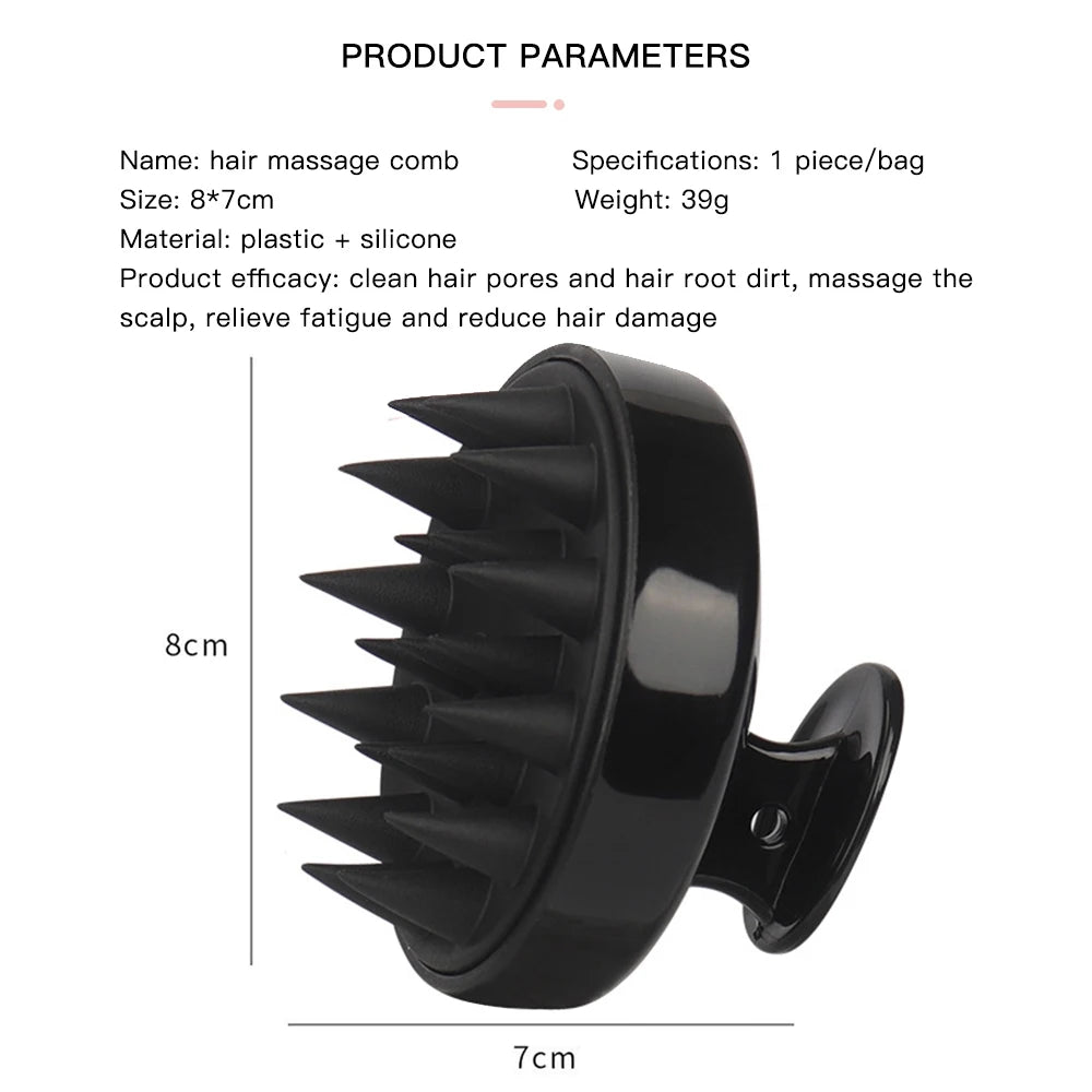 Perie de Masaj Scalp din Silicon | Silicone Scalp Massage Brush
