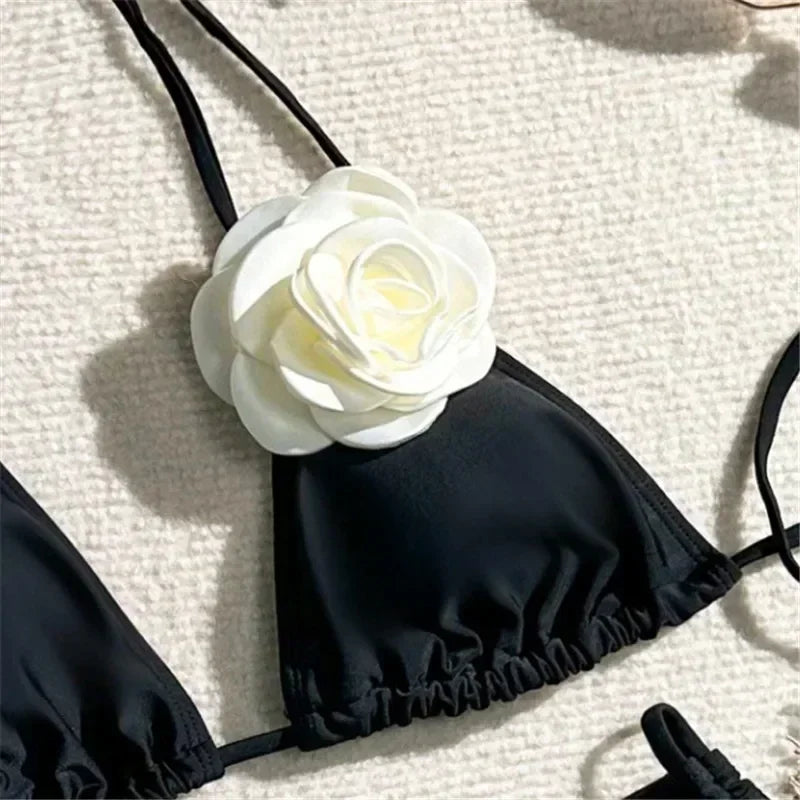 Floral Brazilian Bikini Set Women Beach Swimwear - Image #0