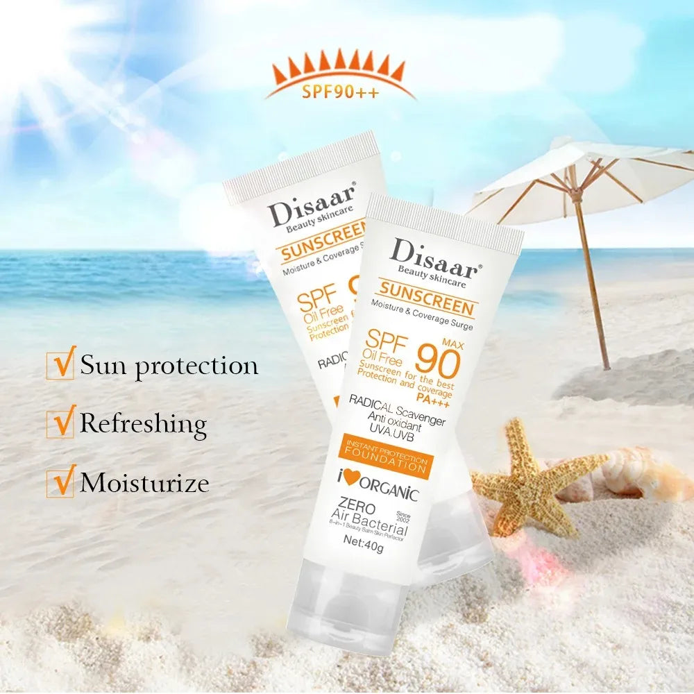Cremă Solară SPF90+ Waterproof | Facial & Body Sunscreen