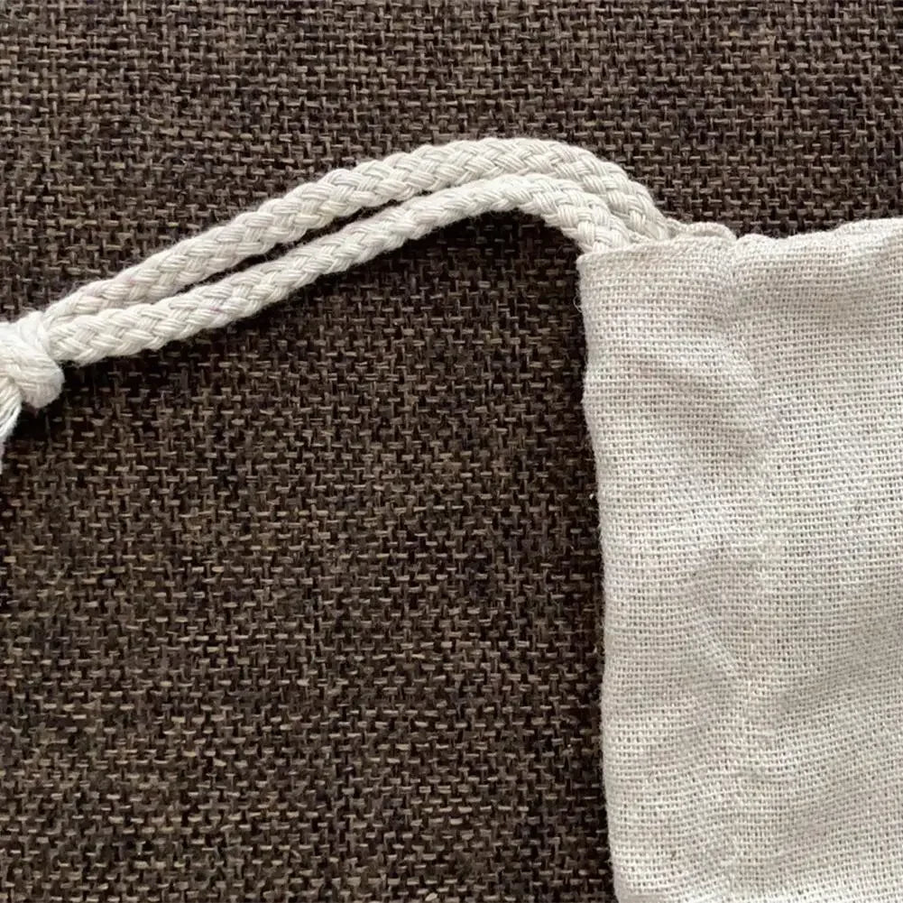 Reusable Linen Bread Bag with Drawstring