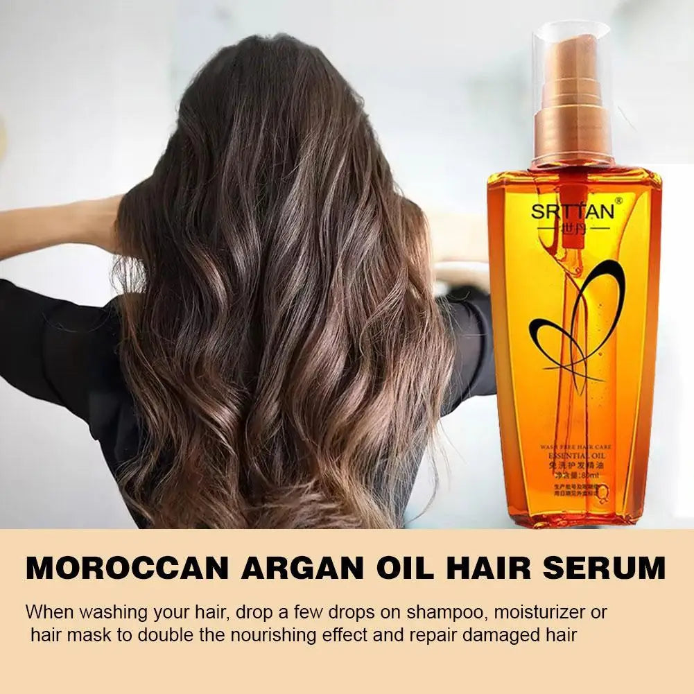 Ser de Păr cu Ulei de Argan Marocan | Moroccan Argan Oil Hair Serum