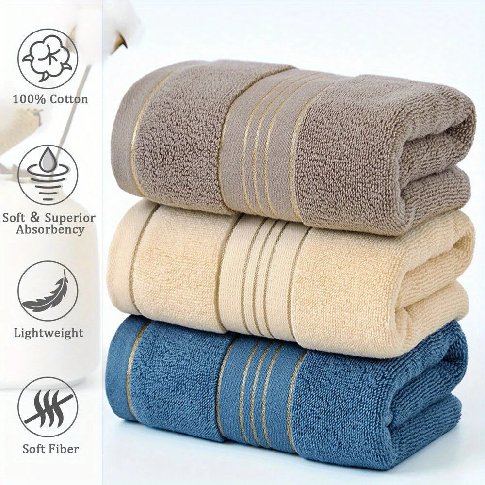 Prosop de Baie 100% Bumbac Pur | Pure Cotton Quick-Dry Towel