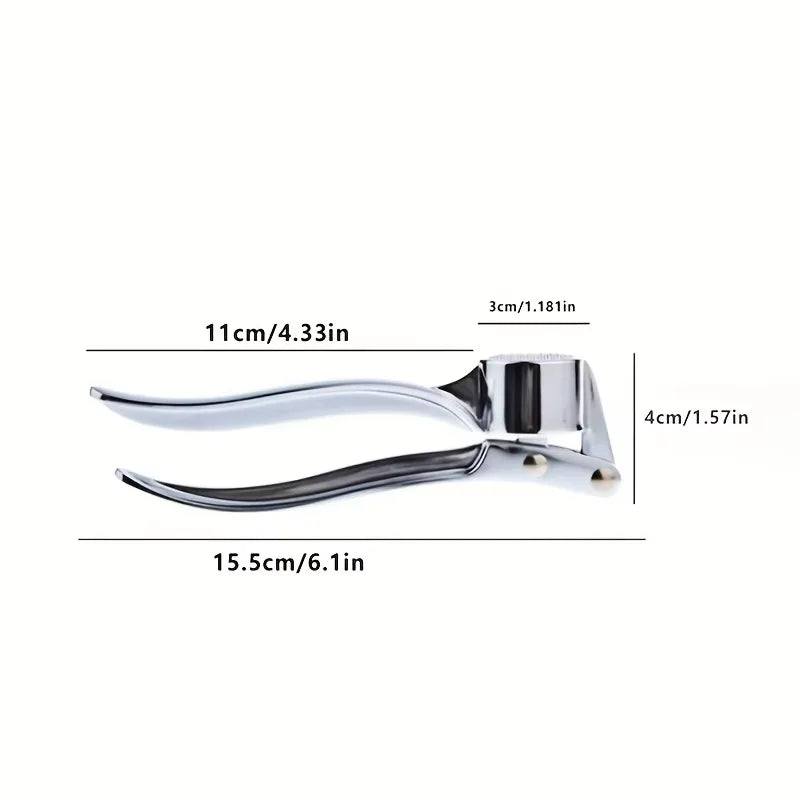 Stainless Steel Garlic Press & Mincer
