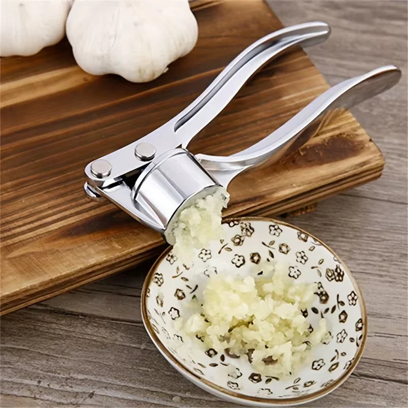 Stainless Steel Garlic Press & Mincer