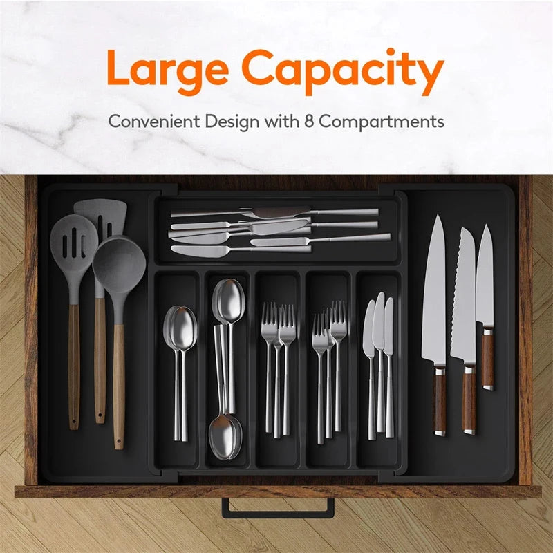 Expandable Silverware & Utensil Drawer Organizer