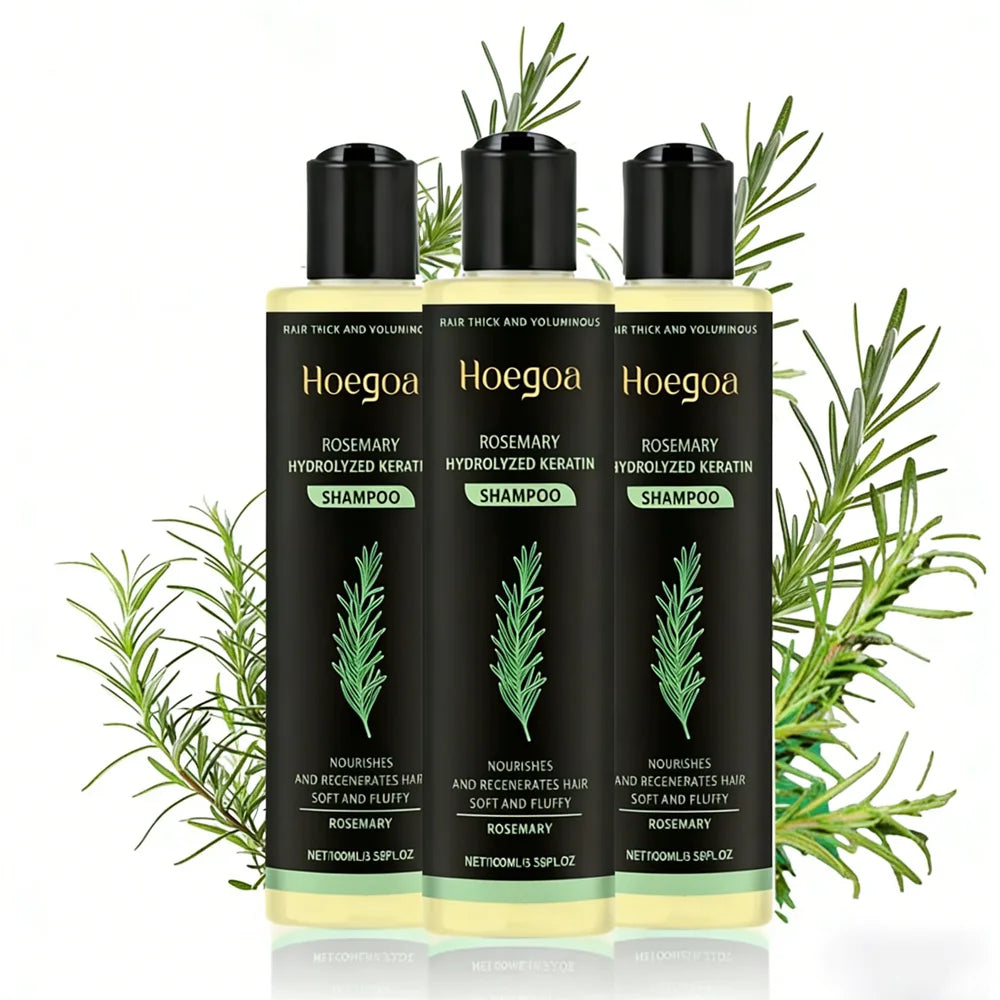 Set 3 Șampoane Rosemary pentru Creșterea Părului | Rosemary Hair Growth Shampoo