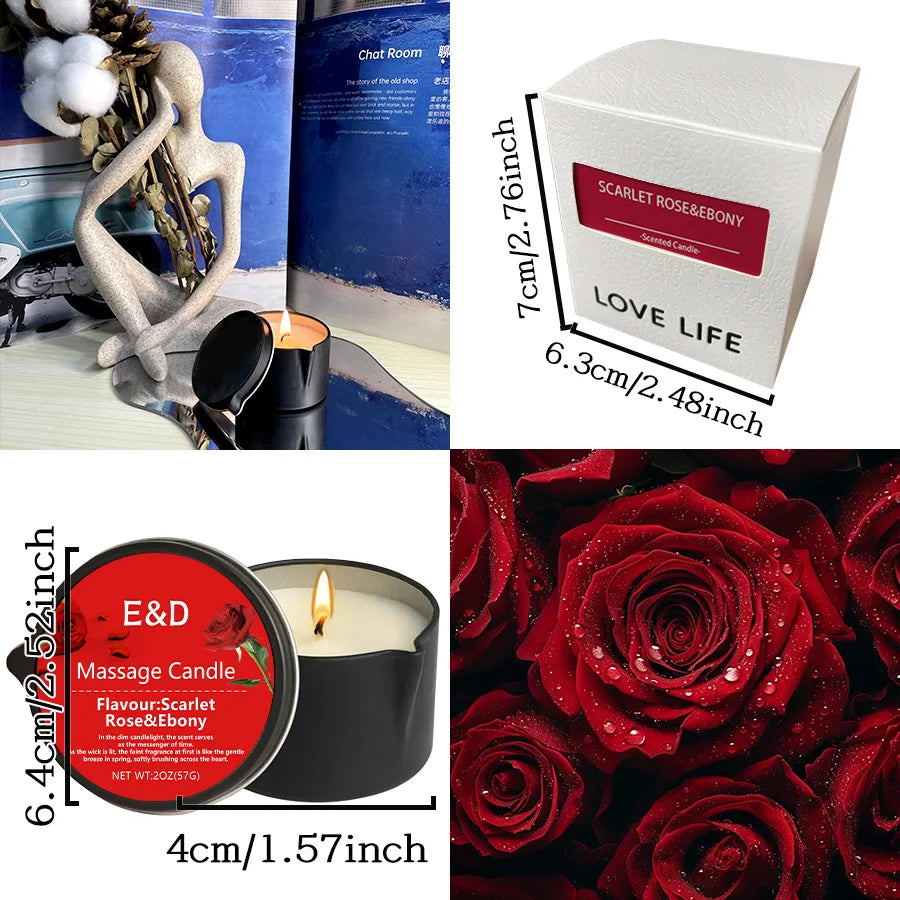Lumânare cu Ulei de Masaj & Aromoterapie | Massage Oil Candle