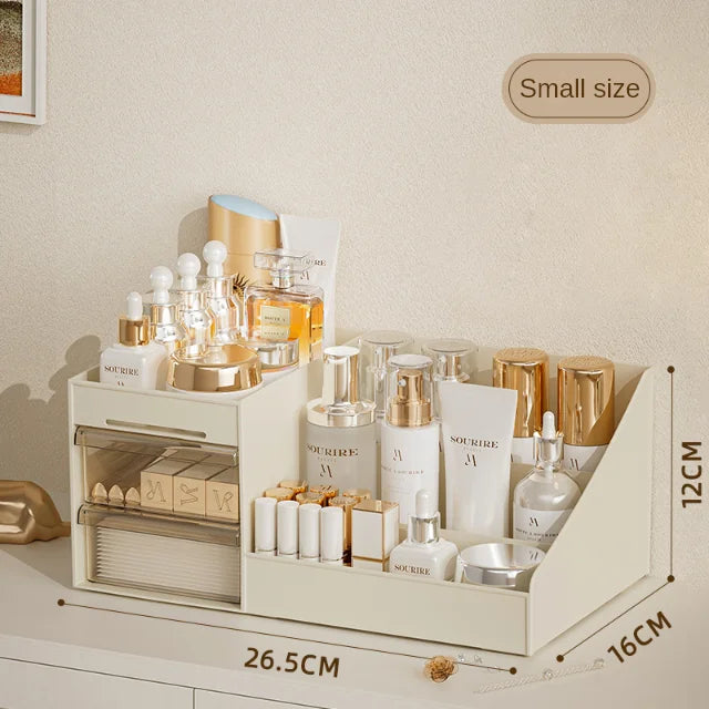Desktop Cosmetic Organizer with Drawer