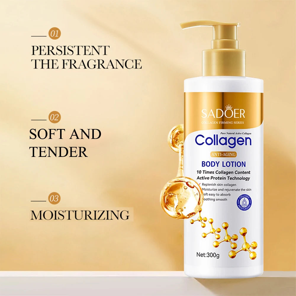 Loțiune de Corp cu Colagen Anti-Îmbătrânire | Collagen Firming & Hydration Body Lotion