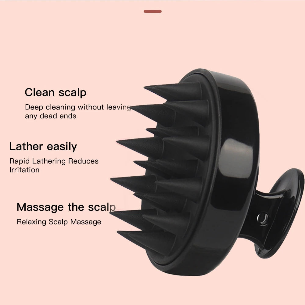 Perie de Masaj Scalp din Silicon | Silicone Scalp Massage Brush